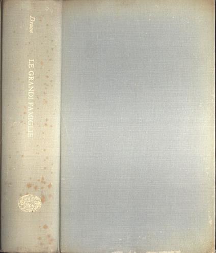 Le grandi famiglie - Maurice Druon - copertina