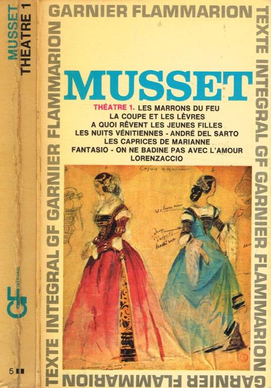 Theatre I - Alfred de Musset - copertina
