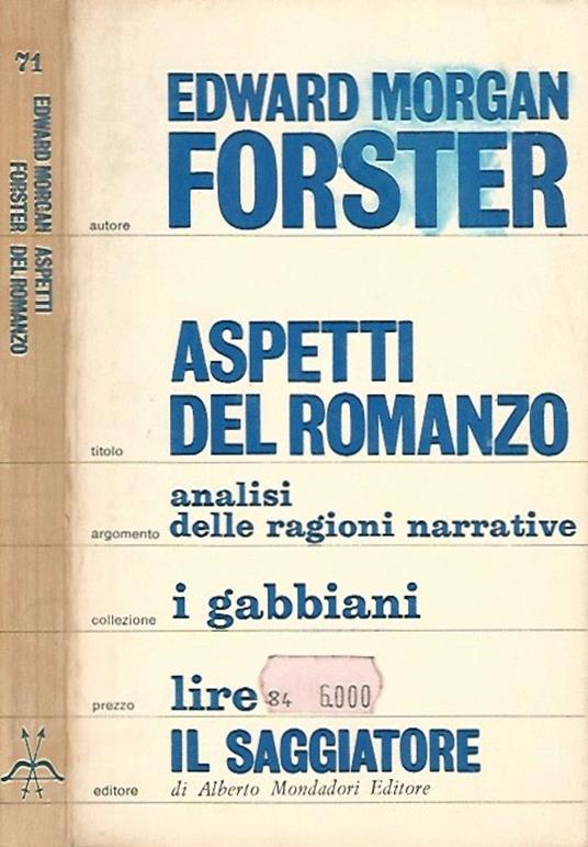 Aspetti del romanzo - Edward Morgan Forster - copertina