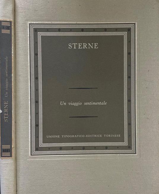 Un viaggio sentimentale - Laurence Sterne - copertina