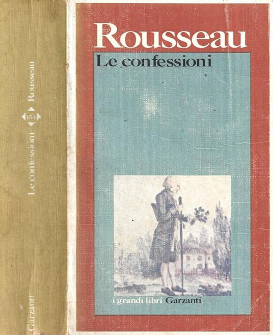 Le confessioni - Jean-Jacques Rousseau - copertina