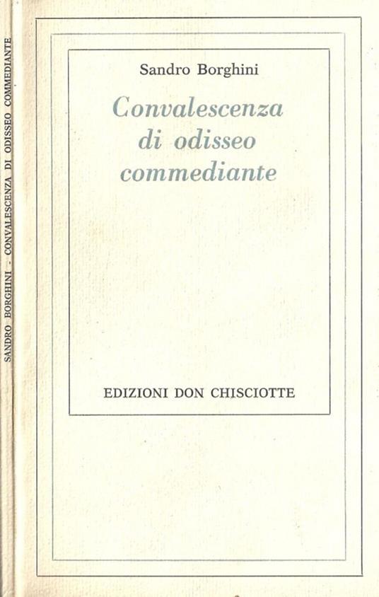 Convalescenza di odisseo commediante - copertina