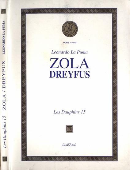 Zola - Dreyfus - Leonardo La Puma - copertina