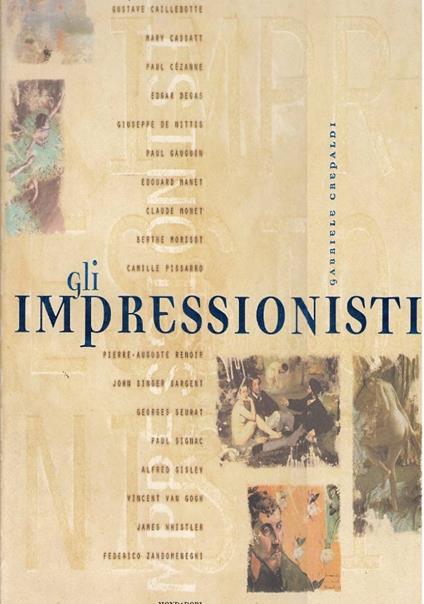 Gli impressionisti - Gabriele Crepaldi - copertina