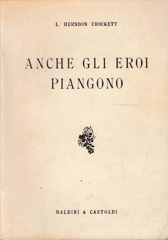 Anche gli eroi piangono - copertina
