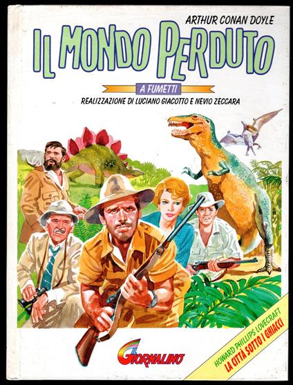 Il mondo perduto a fumetti - Arthur Conan Doyle - copertina