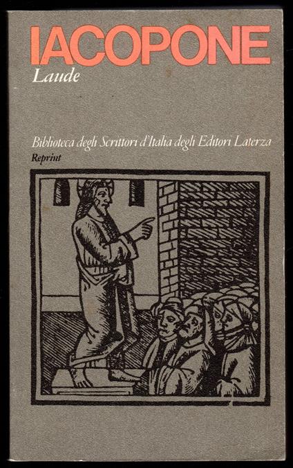 Laude - Iacopone da Todi - copertina
