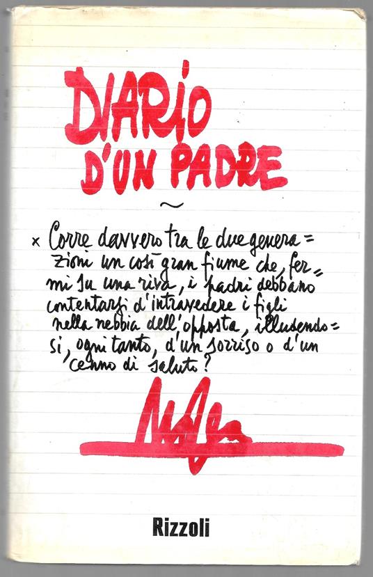 Diario d'un padre - Giuseppe Mosca - copertina