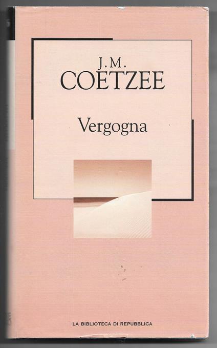 Vergogna - J. M. Coetzee - copertina