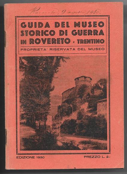 Guida al museo strorico di Rovereto (Trentino) - copertina