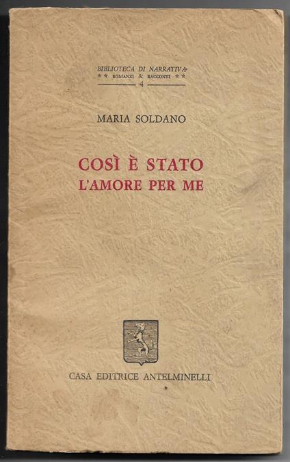 Così è stato l'amore per me - Marianna Soldano - copertina