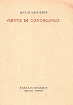 Gente di conoscenza
