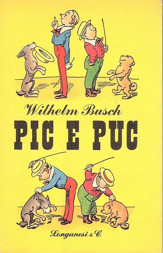 Pic e Puc. 141 figure a colori - Wilhelm Busch - copertina