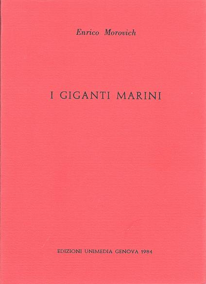 I giganti marini - Enrico Morovich - copertina