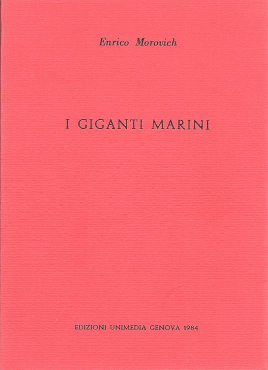 I giganti marini - Enrico Morovich - copertina