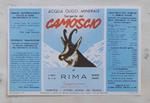 Acqua oligo-minerale Sorgente del Camoscio di Rima Valsesia (Vercelli) a 1417 s.s.m
