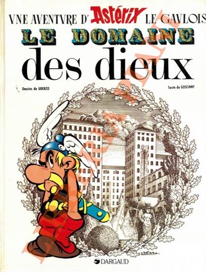 Le domaine des Dieux - René Goscinny - copertina