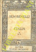 Italia. Orazione detta la sera del 13 marzo del 1917 al 