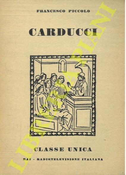 Carducci - Francesco Piccolo - copertina