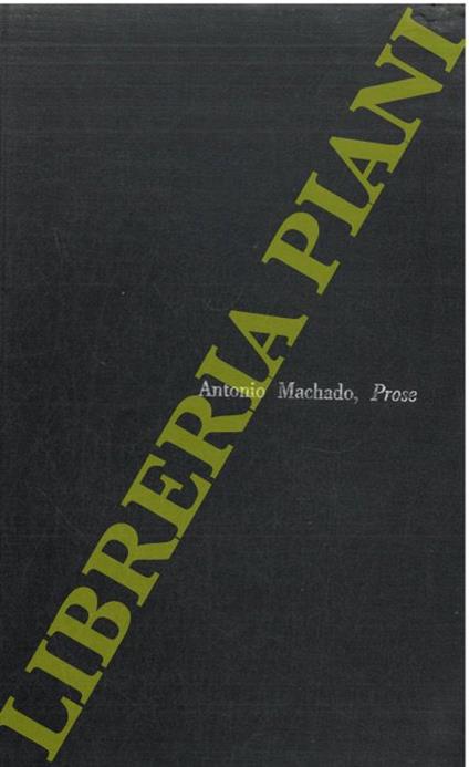Prose - Antonio Machado - copertina