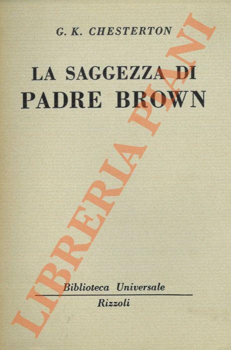 La saggezza di Padre Brown - Gilbert K. Chesterton - copertina