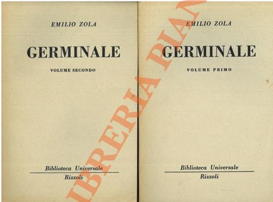 Germinale - Émile Zola - copertina