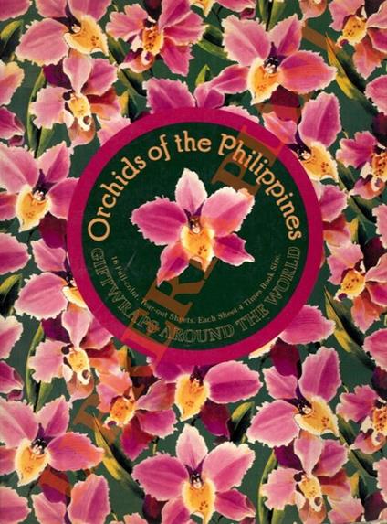 Orchids of the Philippines. 16 Full-color, Tear-out Sheets - copertina