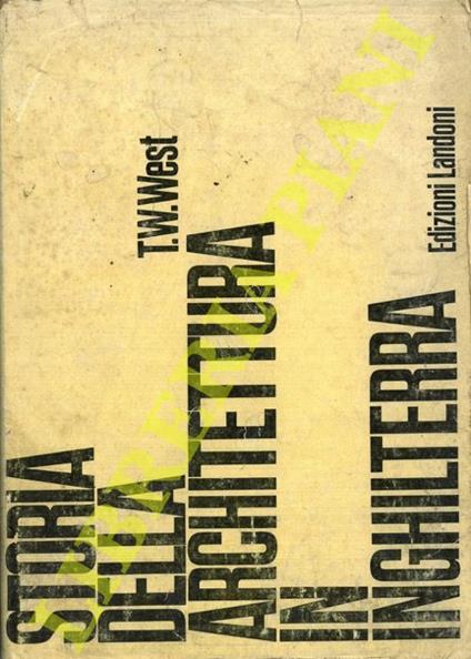 Storia della architettura in Inghilterra - copertina
