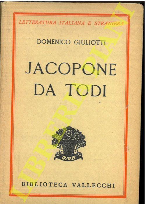 Jacopone da Todi - Domenico Giuliotti - copertina