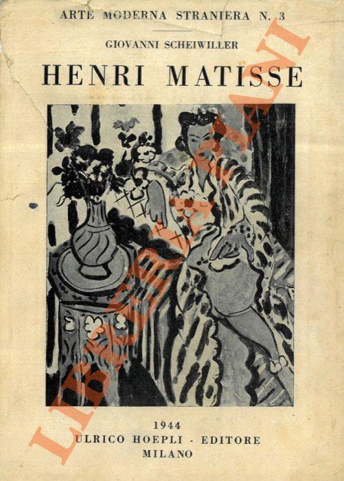 Henri Matisse - Giovanni Scheiwiller - copertina