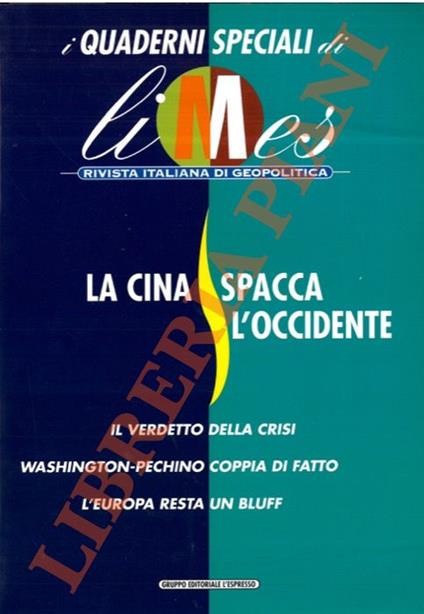 La Cina spacca l’occidente - Lucio Caracciolo - copertina