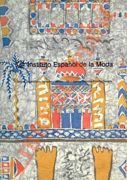 Instituto Espanol de la Moda. Diseno estampados Spring/summer '92. Winter Printing Designs - copertina