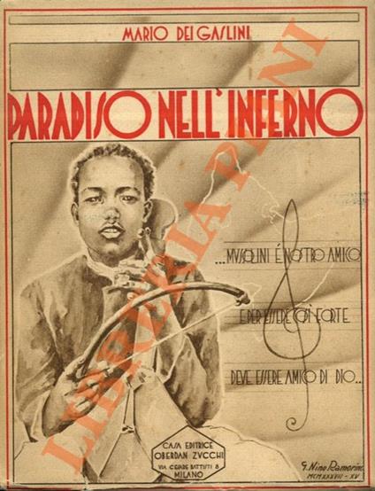 Paradiso nell'inferno. Usi e costumi abissini - copertina