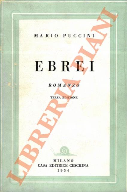 Ebrei - Mario Puccini - copertina