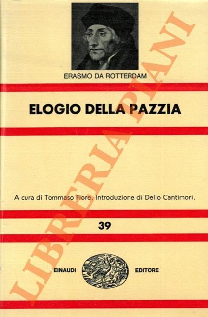 Elogio della pazzia - Erasmo da Rotterdam - copertina