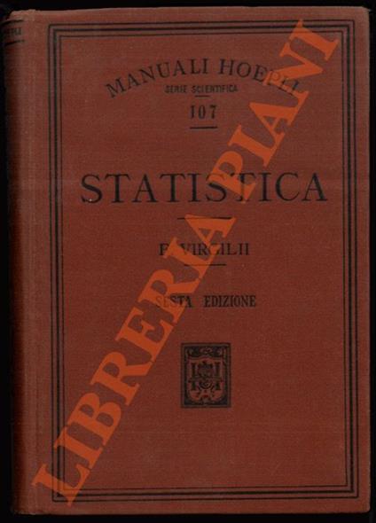 Statistica - Filippo Virgilii - copertina