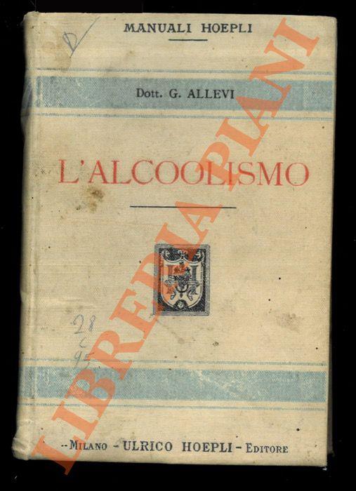L' alcoolismo - Giovanni Allevi - copertina