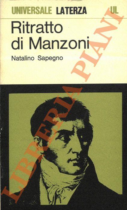 Ritratto di Manzoni - Natalino Sapegno - copertina
