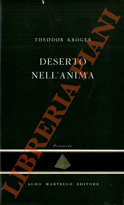 Deserto nell’anima - Theodor Kröger - copertina