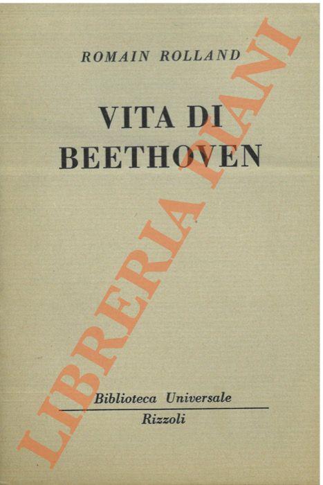 Vita di Beethoven - Romain Rolland - copertina