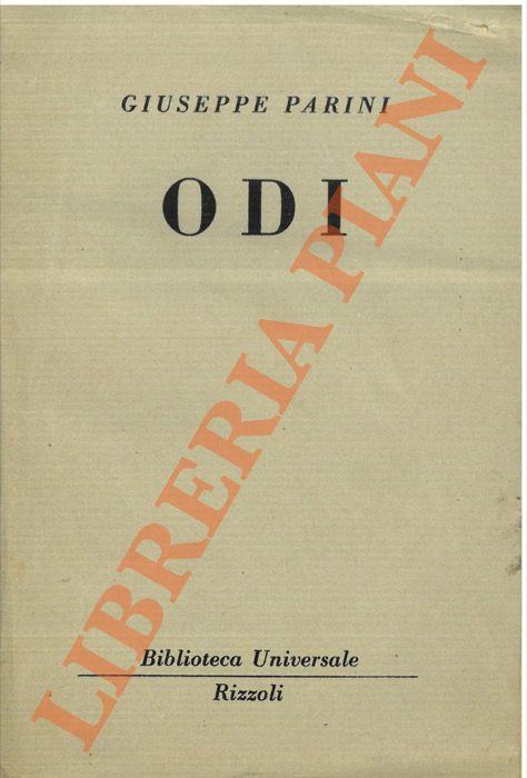 Odi - Giuseppe Parini - copertina