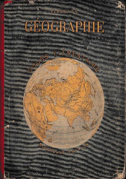 Éléments de géographie: cours élémentaire - copertina