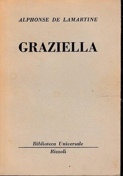 Graziella - Alphonse de Lamartine - copertina