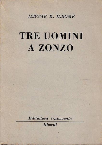 Tre uomini a zonzo - K. Jerome Jerome - copertina