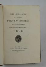 Riflessioni… sulla malattia comunemente denominata Crup