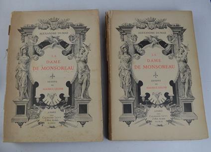 La Dame de Monsereau. Illustrations de Maurice Leloir - Alexandre Dumas - copertina