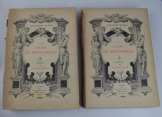 La Dame de Monsereau. Illustrations de Maurice Leloir - Alexandre Dumas - copertina