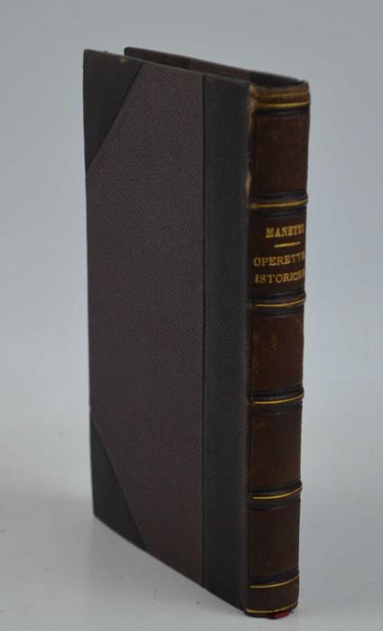 Operette istoriche edite ed inedite… raccolte per la prima volta e al suo vero autore restituite da Gaetano Milanesi - Antonio Manetti - copertina