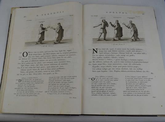 Comoediae ex recensione Danielis Heinsii, collata ad antiquissimos mss. codices Bibliothecae Vaticanae cum variationibus lectionibus larvis et personis depromptis ex eisdem codicibus et italica versione… - copertina