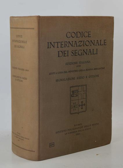 Codice internazionale dei segnali… - copertina